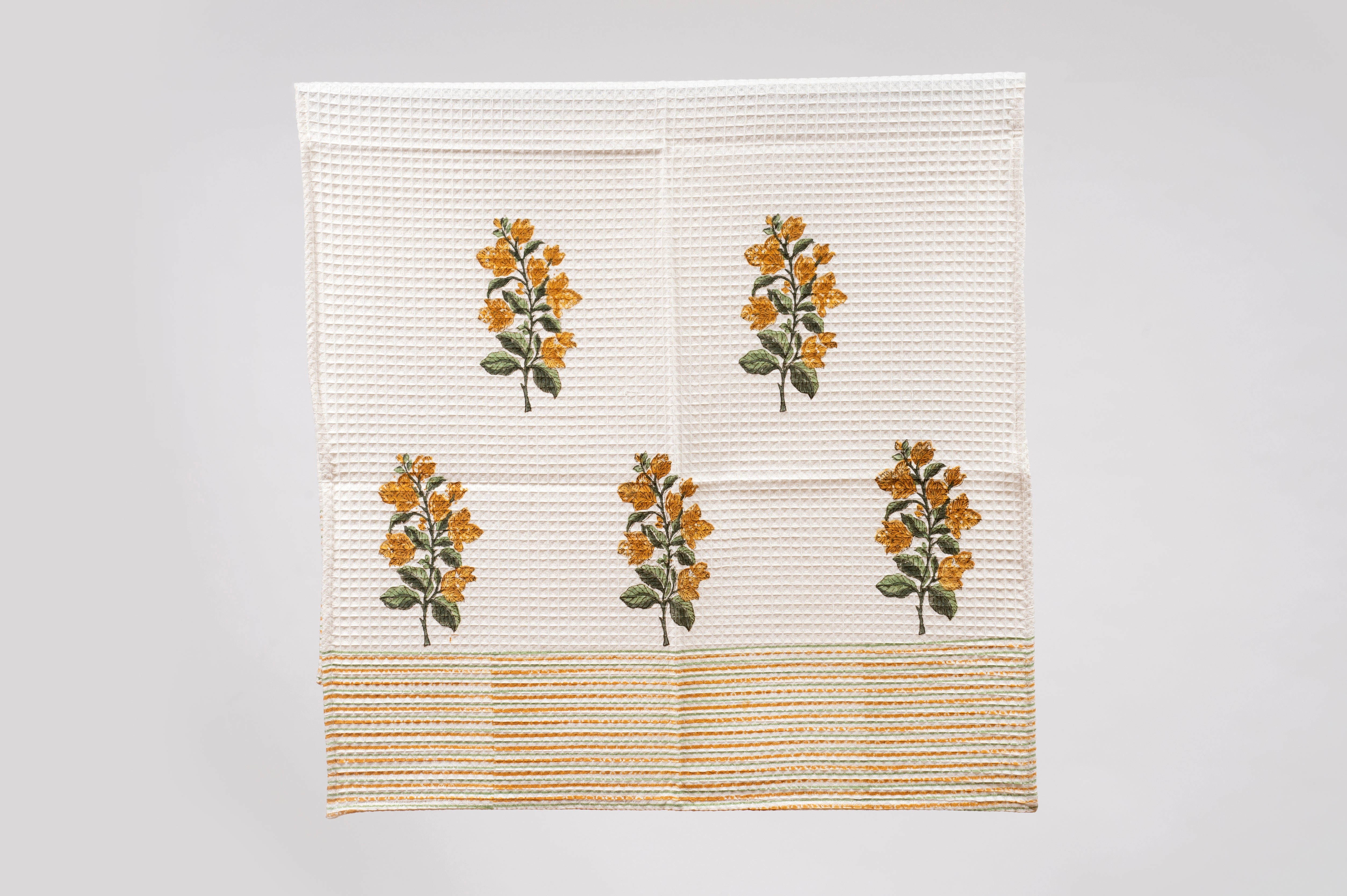 Bougainvillea Blooms Yellow Classic Bath Towel