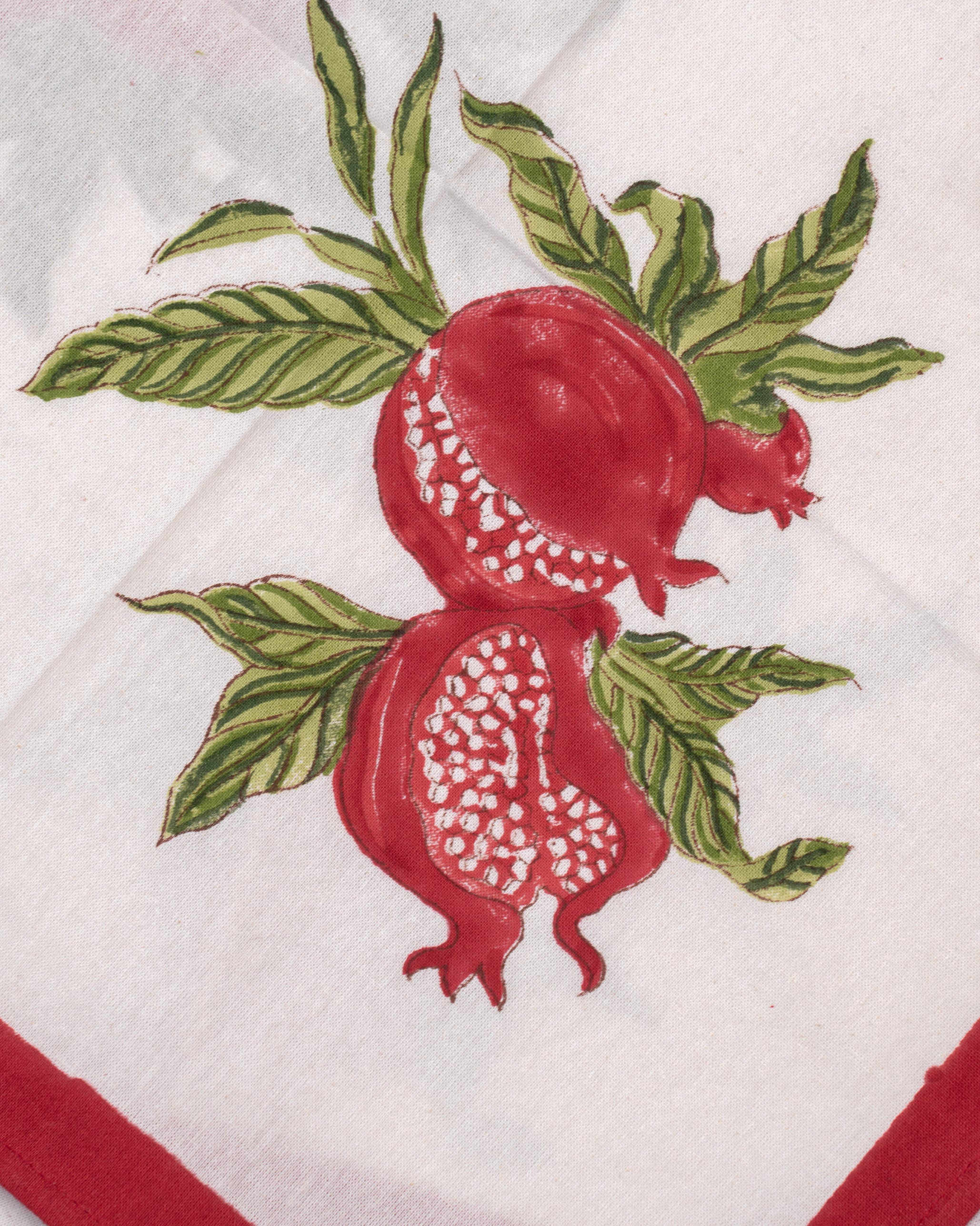 Parrots & Pomegranates Table Mat & Napkin - Set of 6