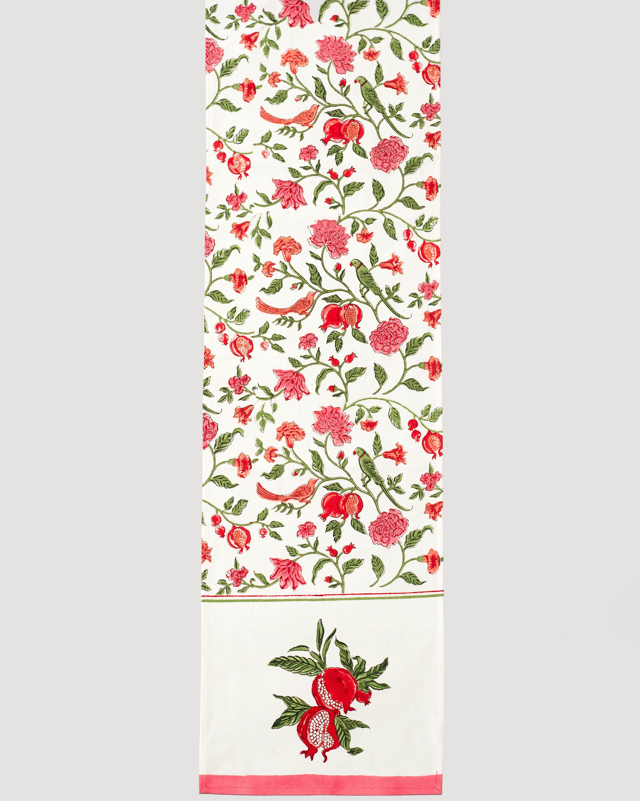 Pink Jaal Table Runner