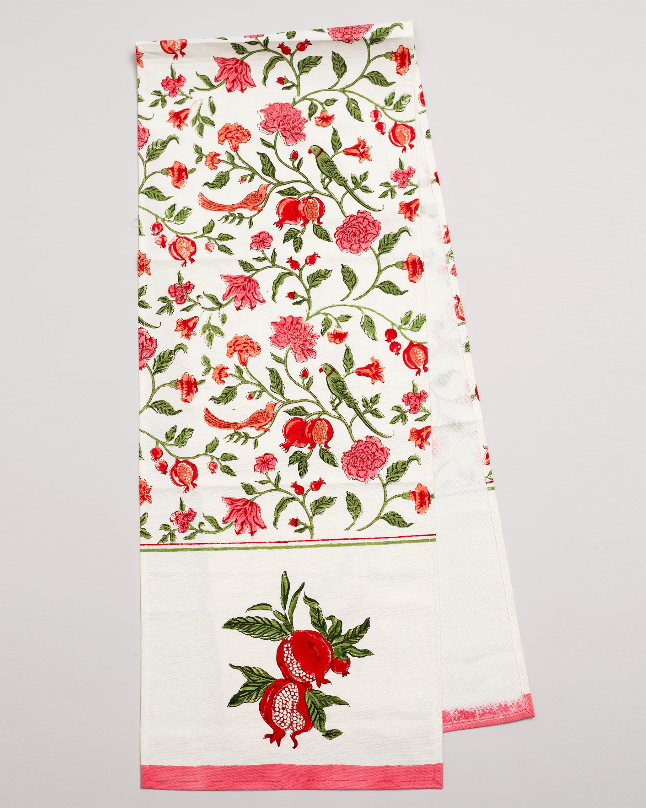 Pink Jaal Table Runner