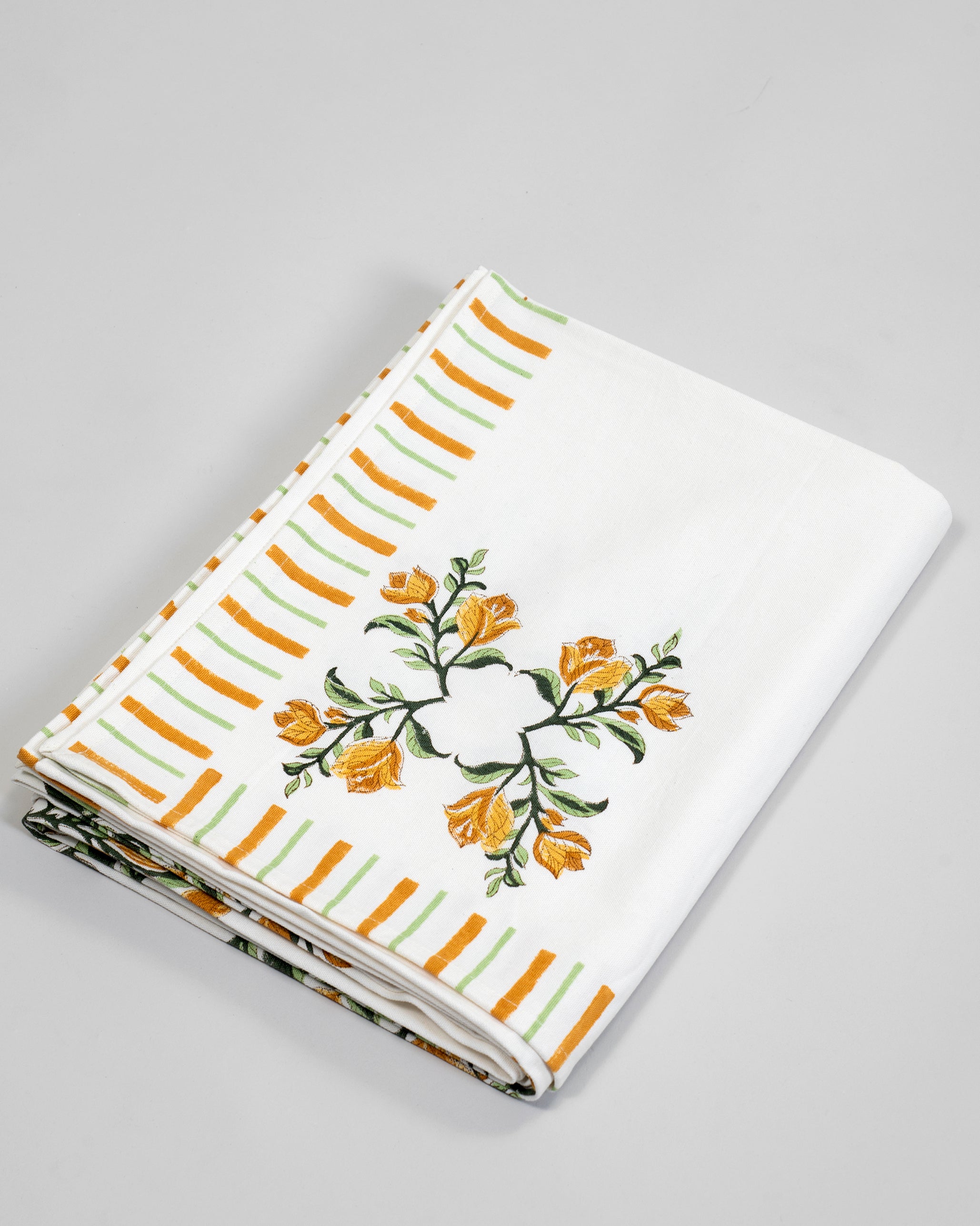 Bougainvillea Blooms Yellow Table Cloth