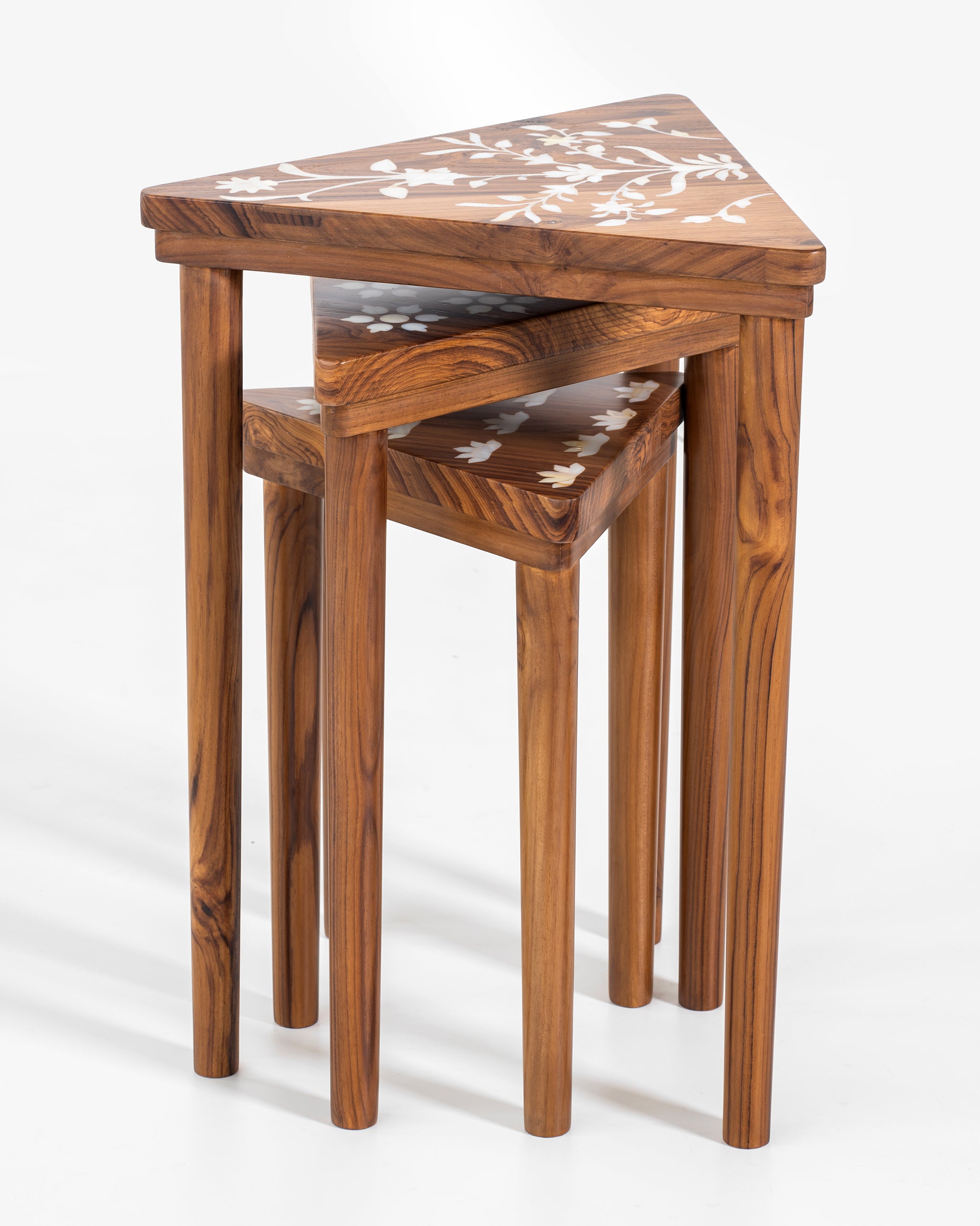 Mother of Pearl Nesting Table - Set of 3