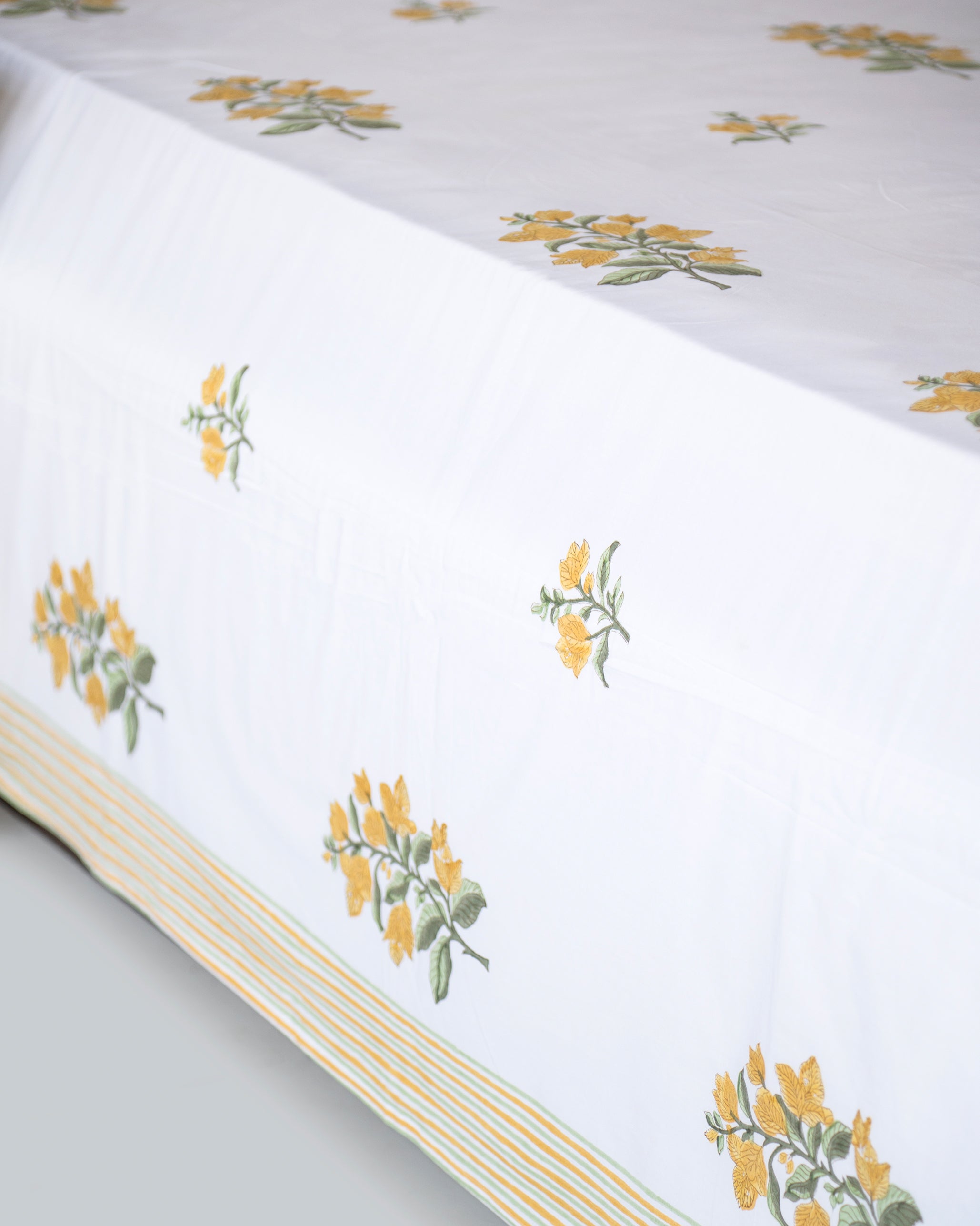 Bougainvillea Blooms Yellow Bedsheet