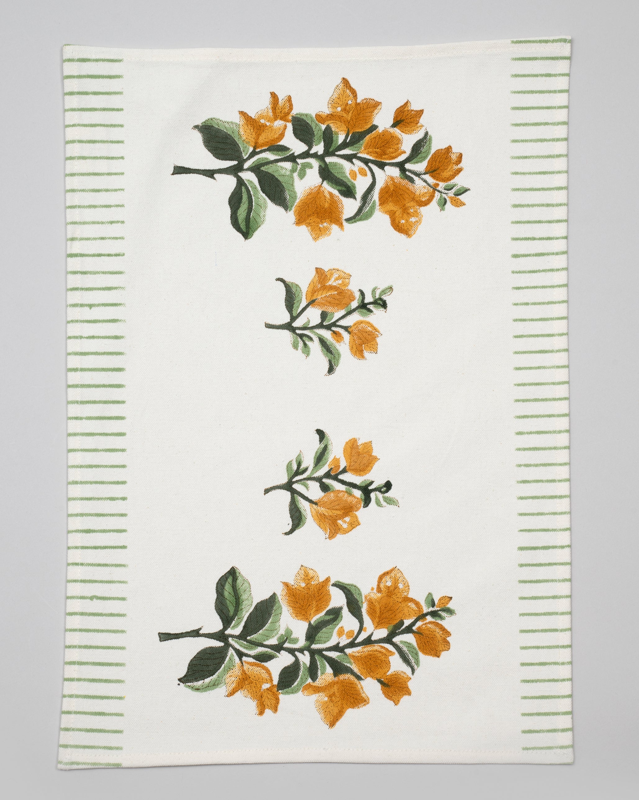 Bougainvillea Blooms Yellow Table Mat & Napkin - Set of 6