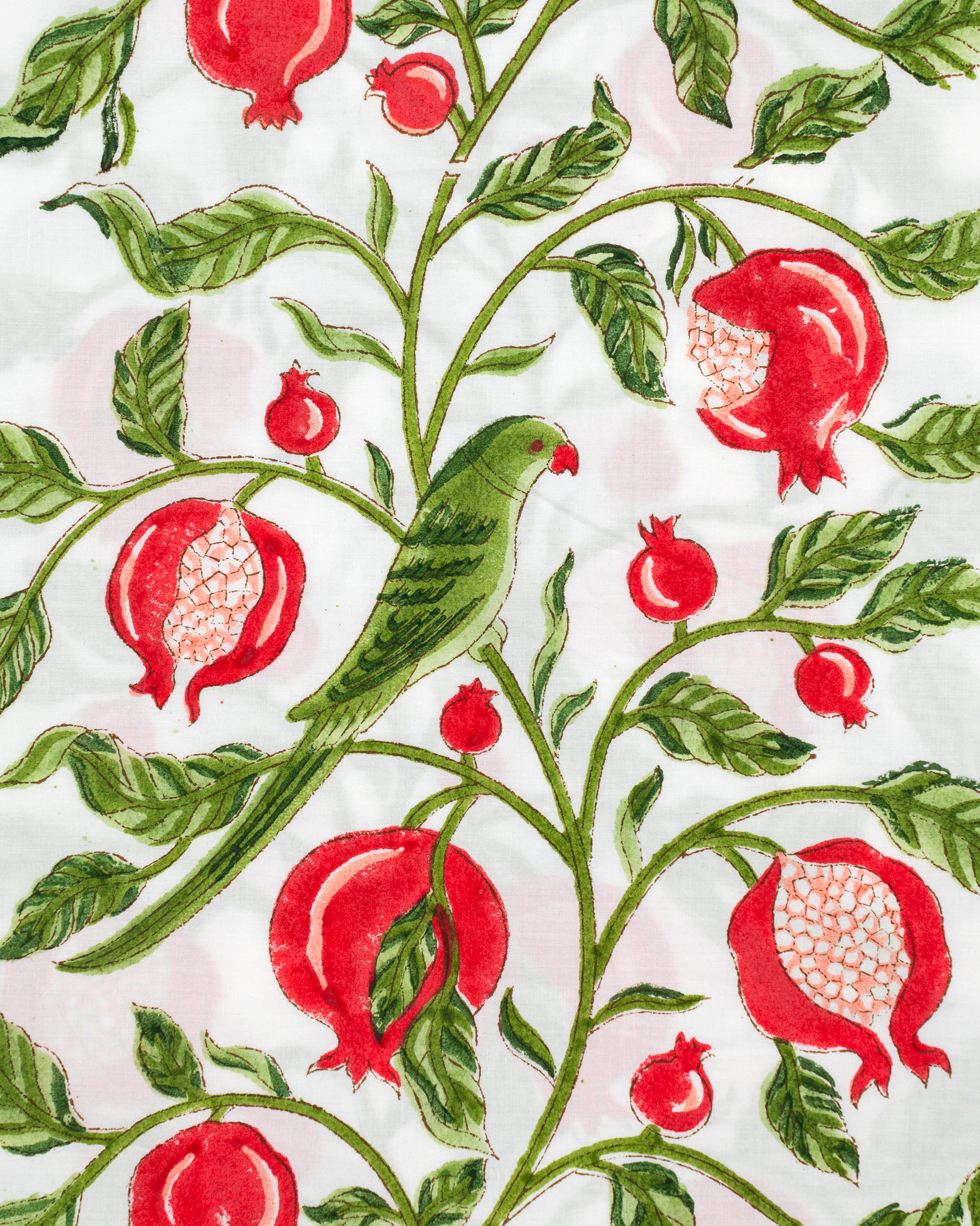 Parrots & Pomegranates Bedsheet