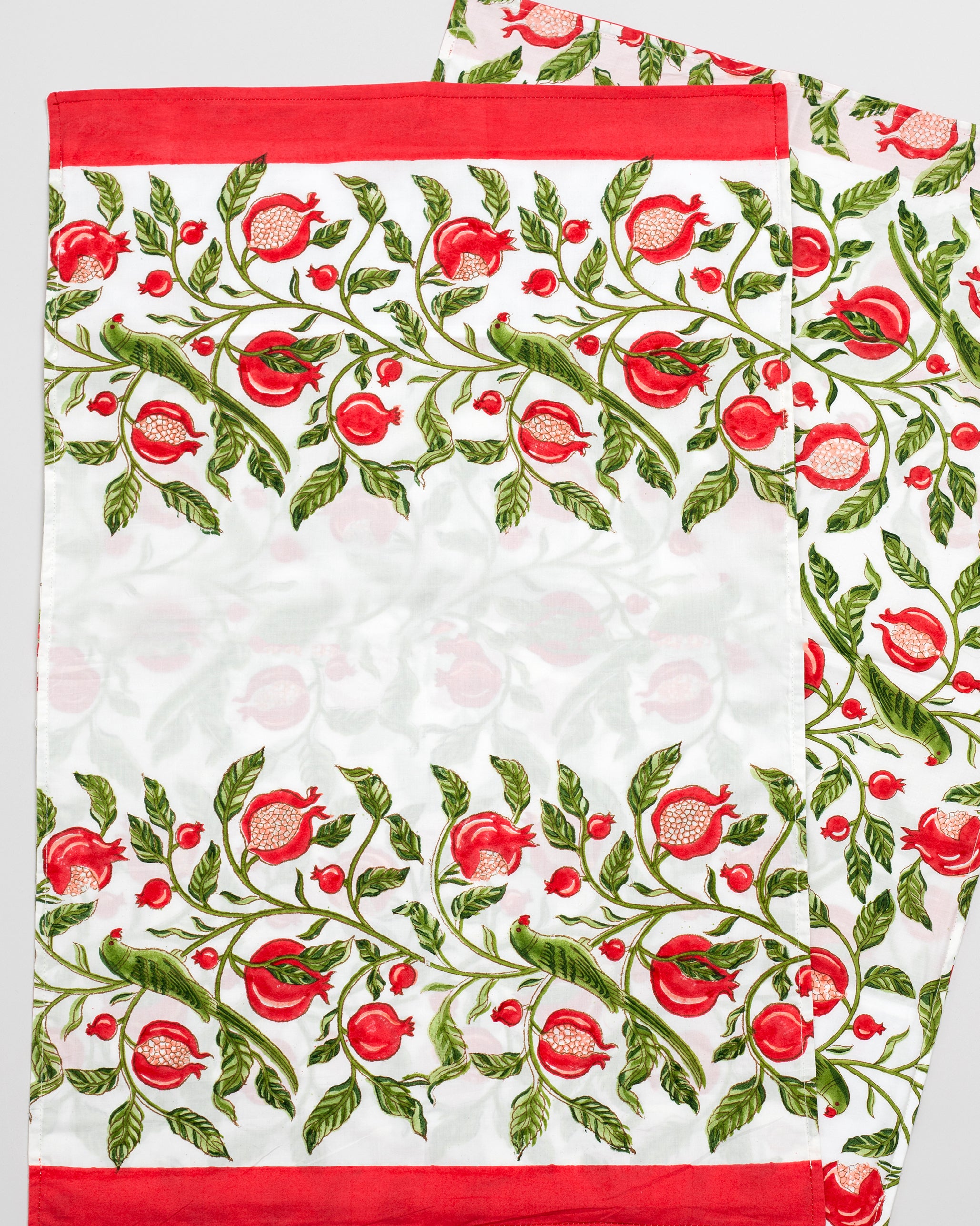 Parrots & Pomegranates Bedsheet