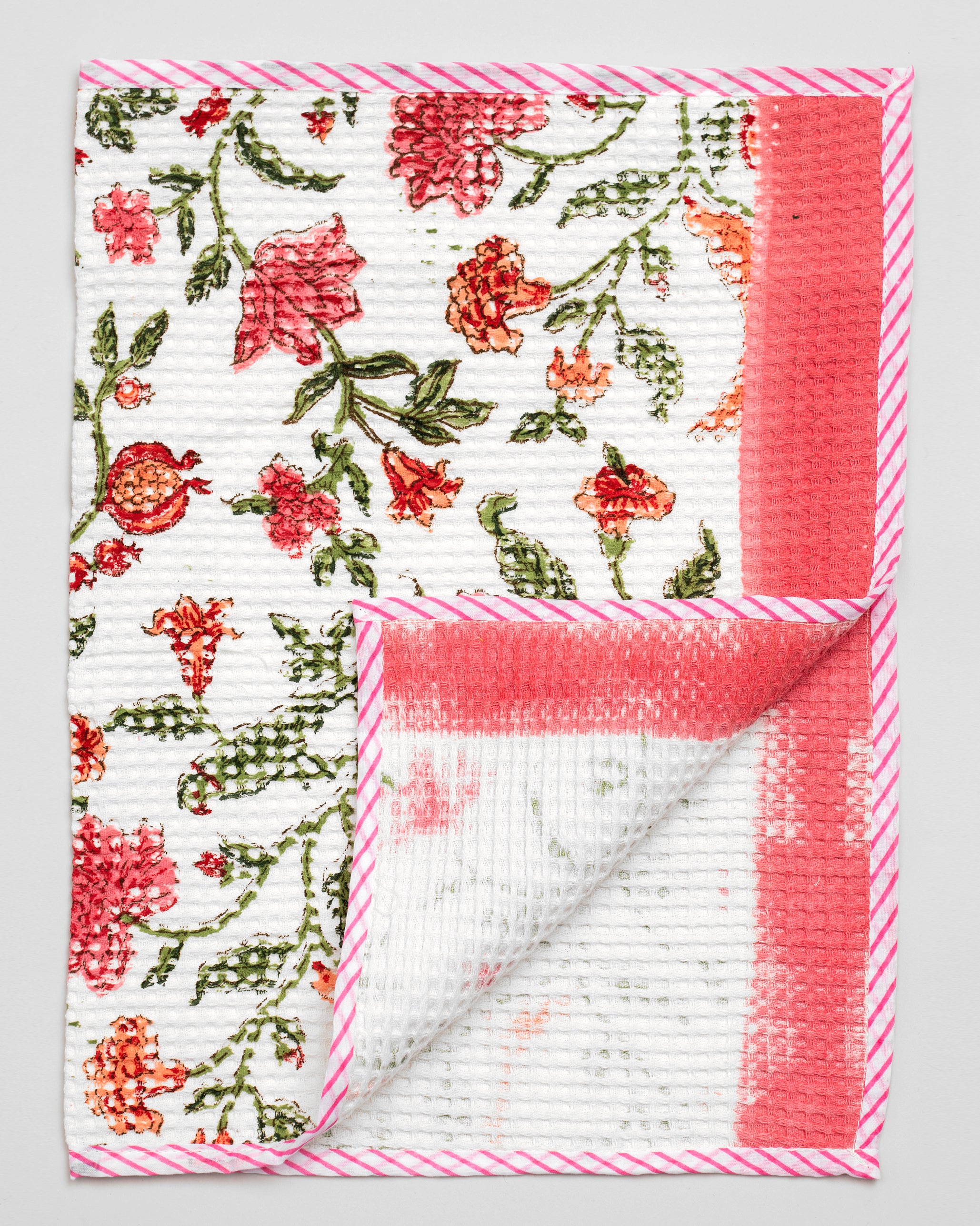 Pink Jaal Hand Towel