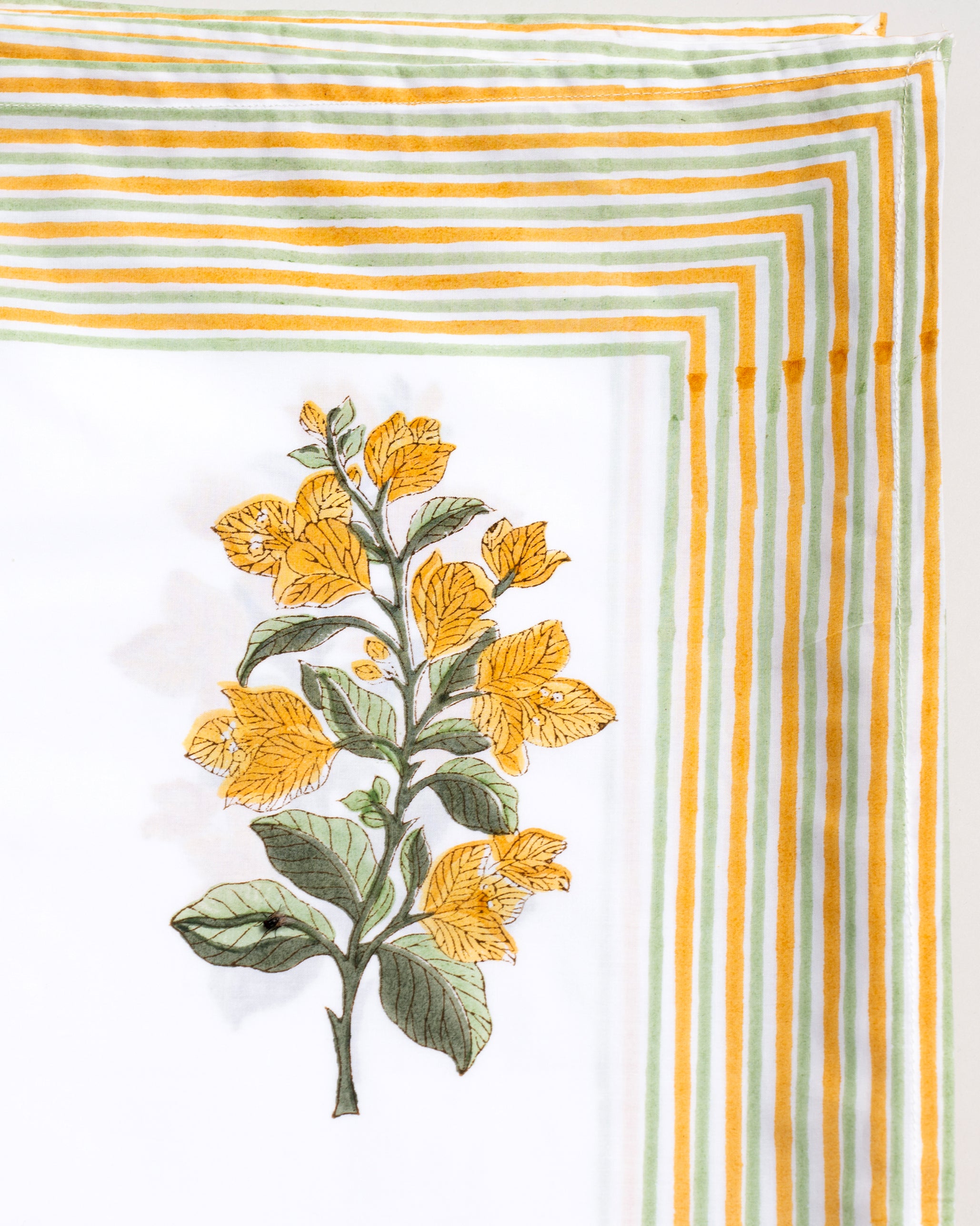 Bougainvillea Blooms Yellow Bedsheet